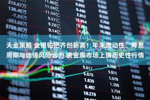 天金策略 金银铂钯齐创新高！年末流动性、降息周期与地缘风险合力 贵金属市场上演历史性行情